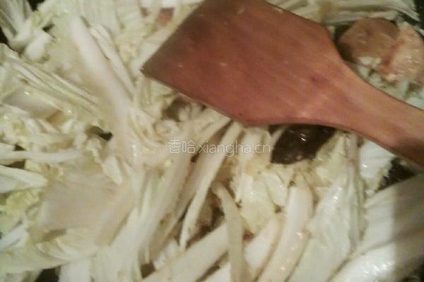 白菜炖豆腐的做法图解7