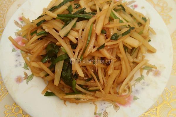 韭菜土豆丝的做法图解11