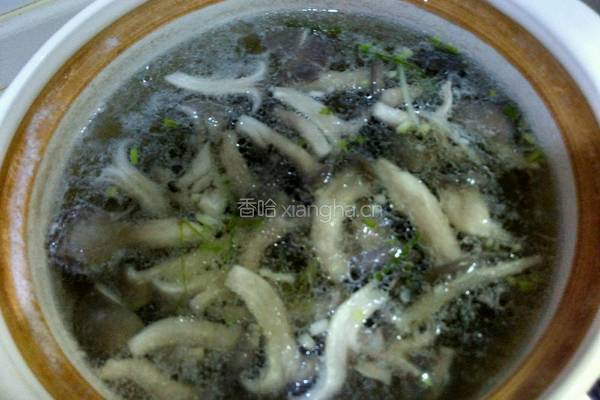 鸡菇腰片汤的做法图解5