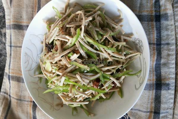 酸辣豆腐丝的做法图解4