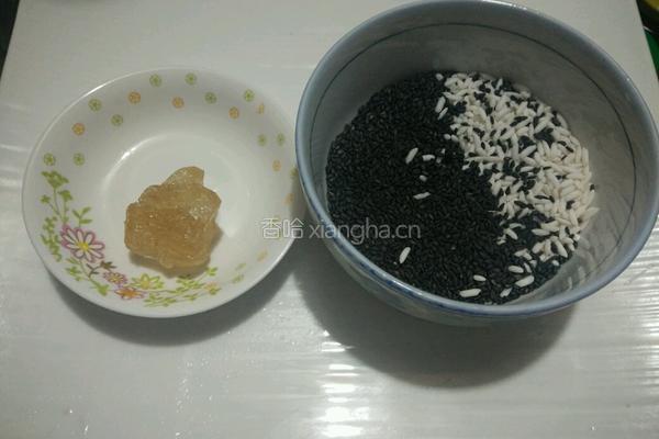黑芝麻糊的做法图解1