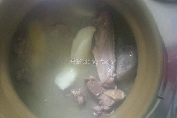 滋补鸭汤的做法图解4