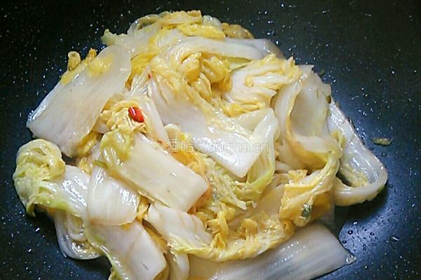 酸辣娃娃菜的做法图解6