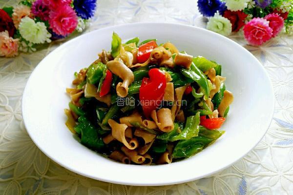 青椒炒鸭肠