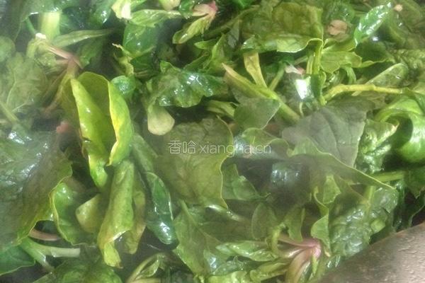 菠菜烧丸子的做法图解3