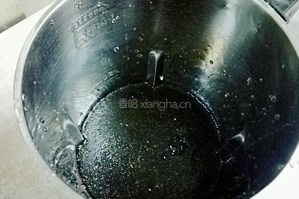 芝麻糊汤底汤圆的做法图解2