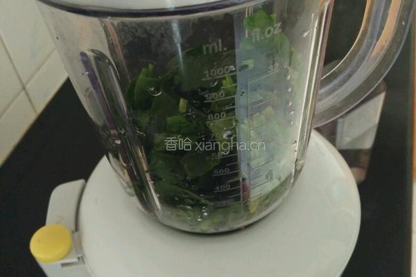 绿色炒面的做法图解2
