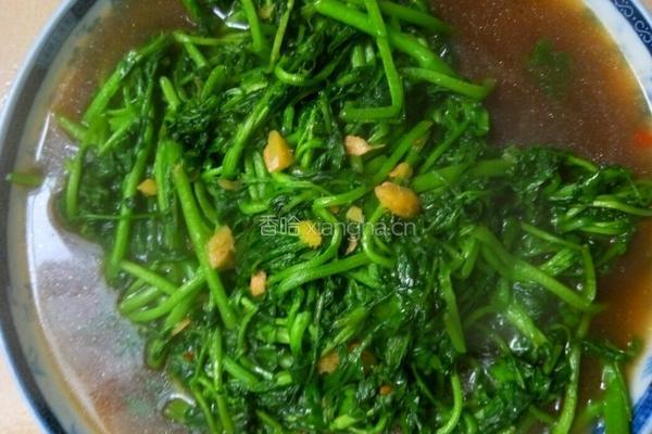 这样煮西洋菜，一人一碟不够吃哦的做法图解3