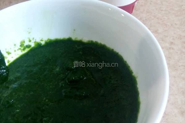 菠菜蜜豆海绵蛋糕的做法图解5