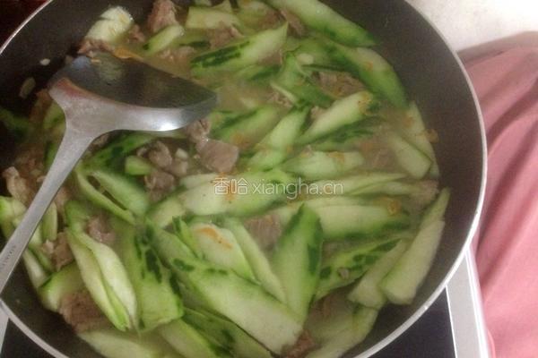 角瓜炒肉片的做法图解11
