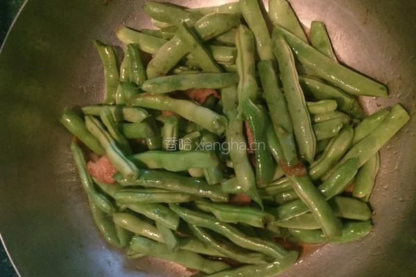 五花肉烧豆角的做法图解4