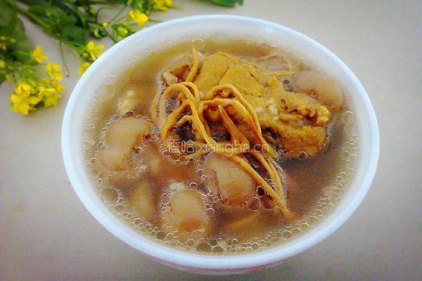 虫草花猪骨汤的做法图解7