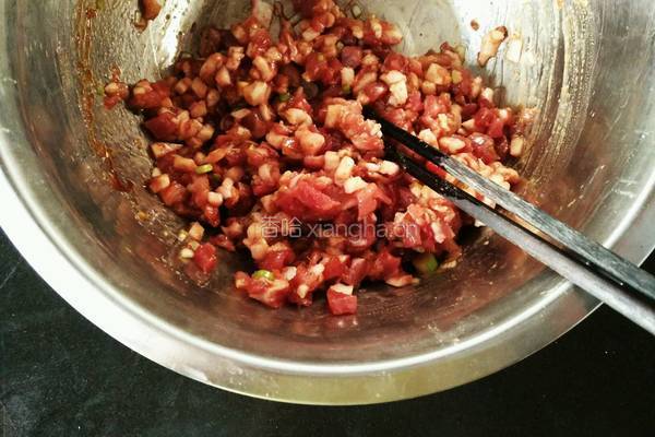 白菜水饺的做法图解4