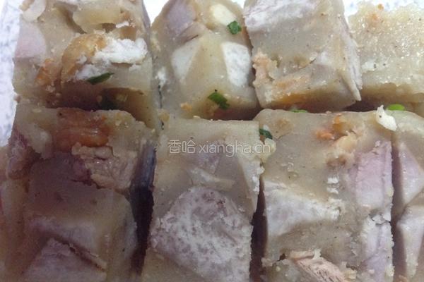 芋头糕的做法图解6