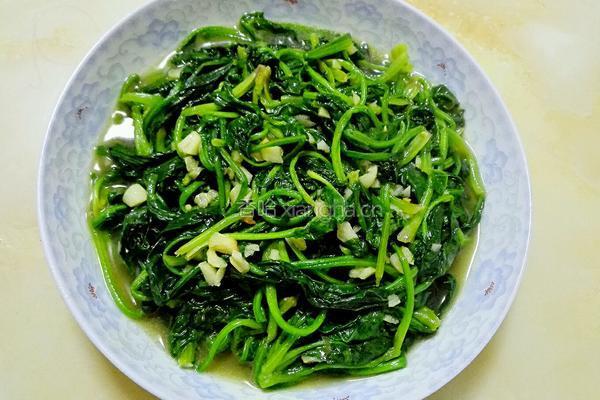 清炒菠菜的做法图解5