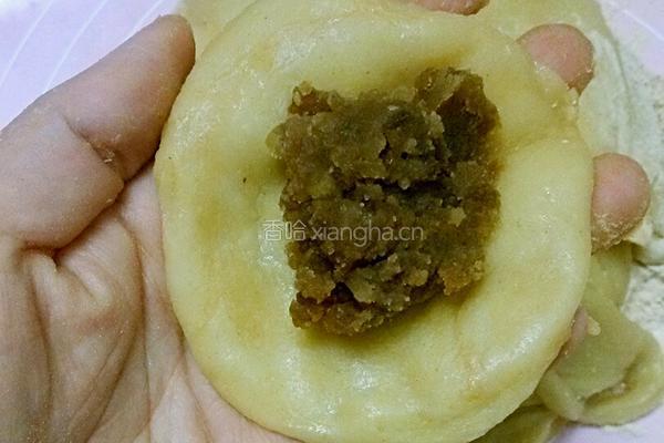 栗蓉糯米糍的做法图解8