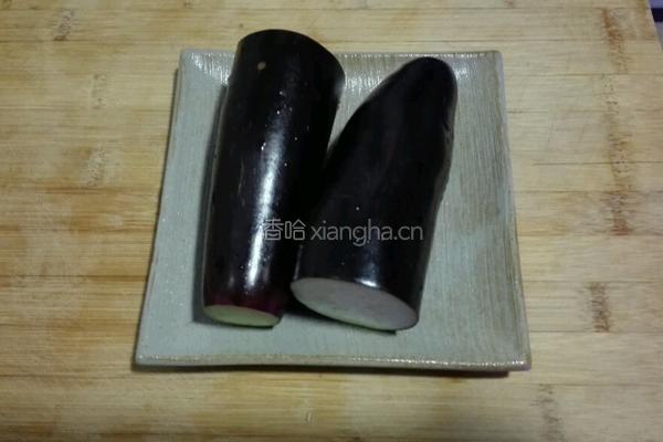酱茄条的做法图解1