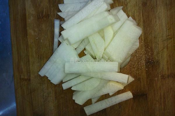 清蒸白萝卜的做法图解2