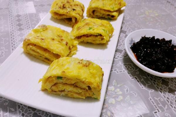 南瓜丝鸡蛋饼的做法图解7