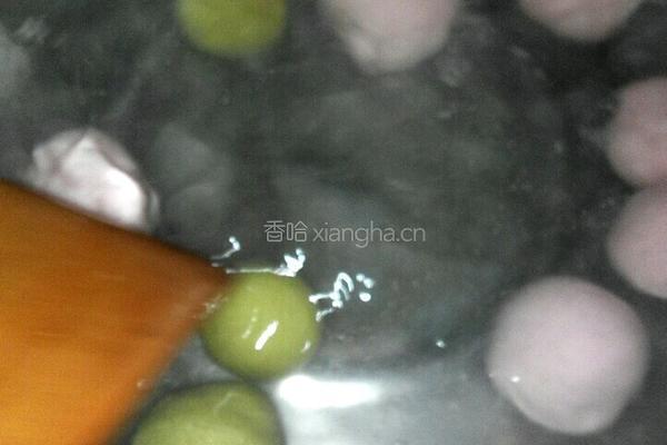 火龙果皮汤圆的做法图解10