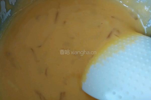 葵花仁蜂蜜柚子鸭蛋糕的做法图解6