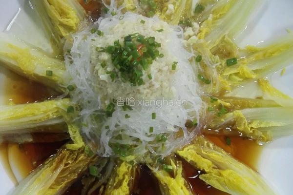 蒜蓉粉丝娃娃菜的做法图解8