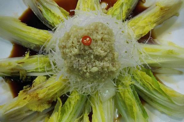 蒜蓉粉丝娃娃菜的做法图解6