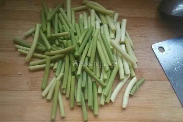 蒜薹炒肉丝的做法图解6