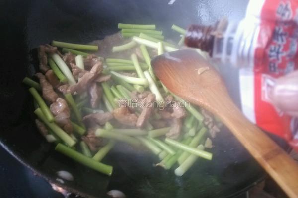 蒜薹炒肉丝的做法图解11