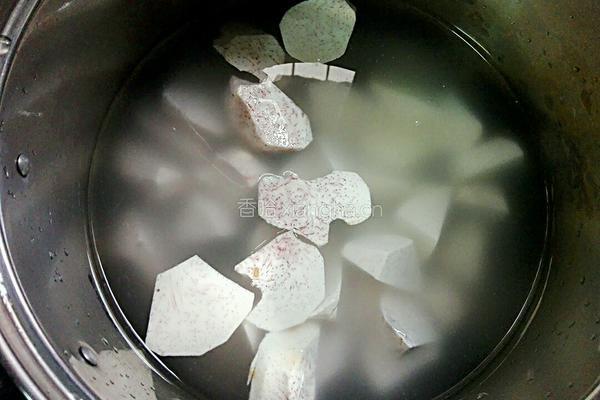 香芋西米露的做法图解2