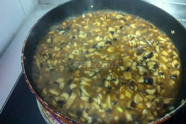 香菇肉沫酱的做法图解12