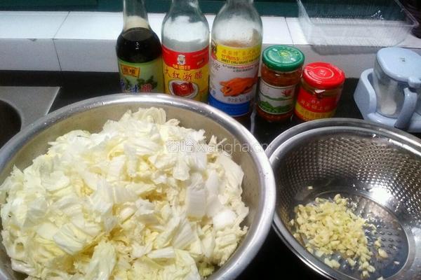 蒜容香泡菜的做法图解2