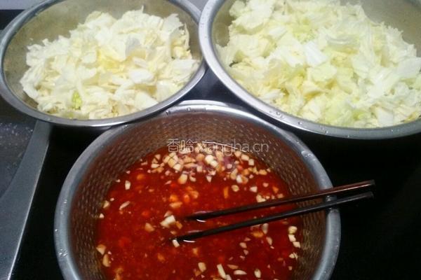 蒜容香泡菜的做法图解3