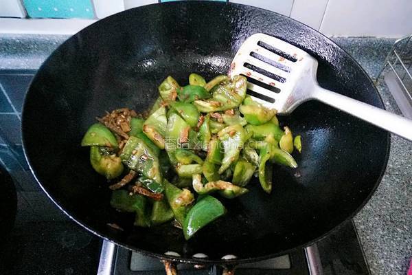 炒青椒的做法图解6