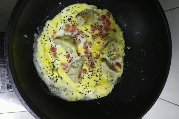蛋煎饺的做法图解4