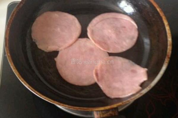 火腿片三明治的做法图解4