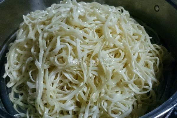 豆角炒肉卤面的做法图解13