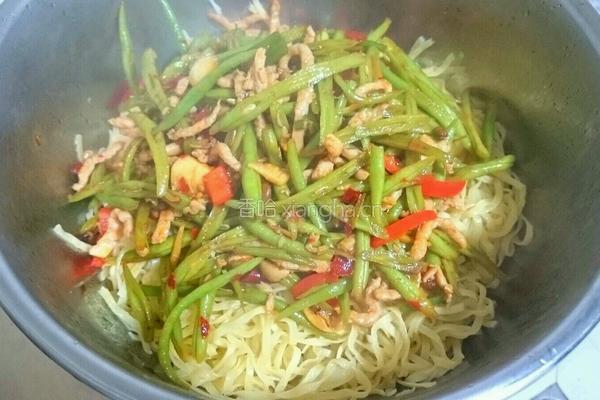 豆角炒肉卤面的做法图解24