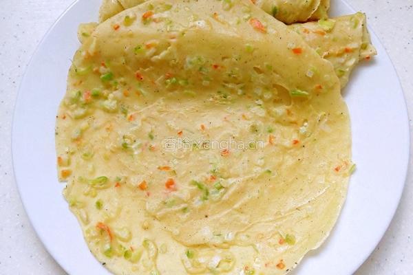 鸡蛋蔬菜饼的做法图解7