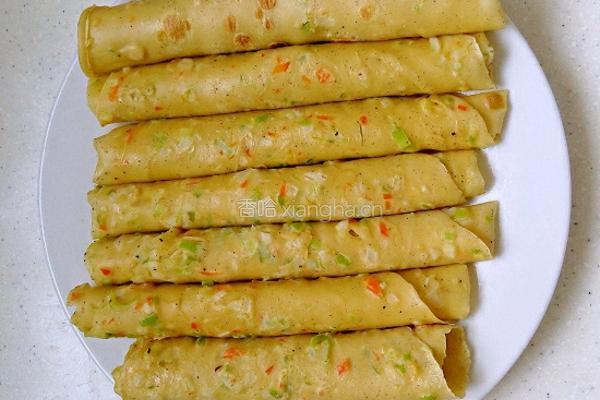 鸡蛋蔬菜饼的做法图解8