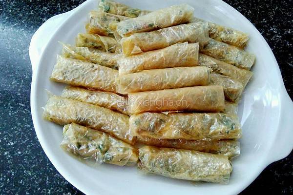 黄金豆皮卷的做法图解7