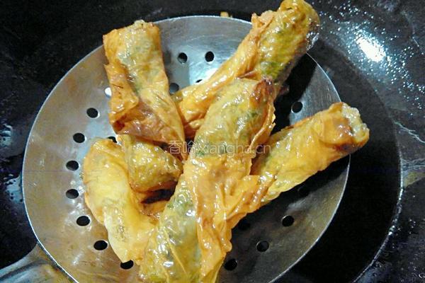 黄金豆皮卷的做法图解12