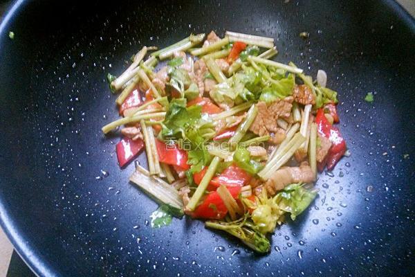 腐竹炒肉片的做法图解6