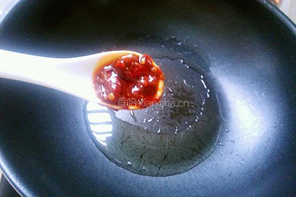 豆瓣酱烧茄条的做法图解4