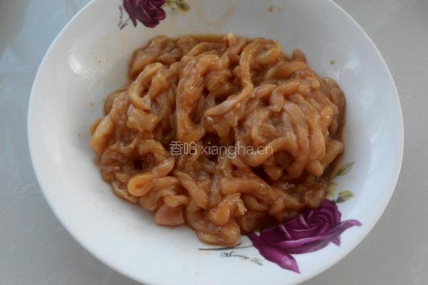 鸡丝豌豆的做法图解3