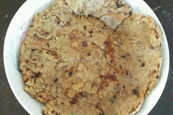 红豆豆渣饼的做法图解7
