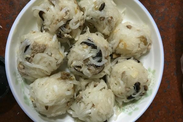 蒸萝卜丸的做法图解10