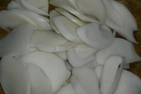 草子炒年糕的做法图解3