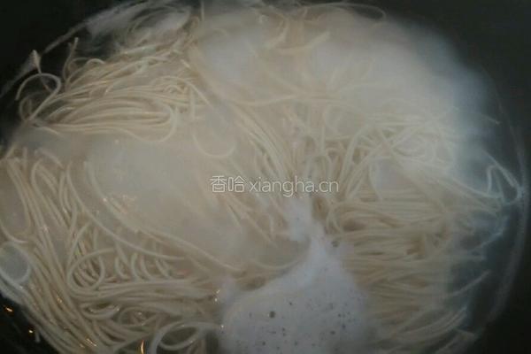 素炒挂面的做法图解3