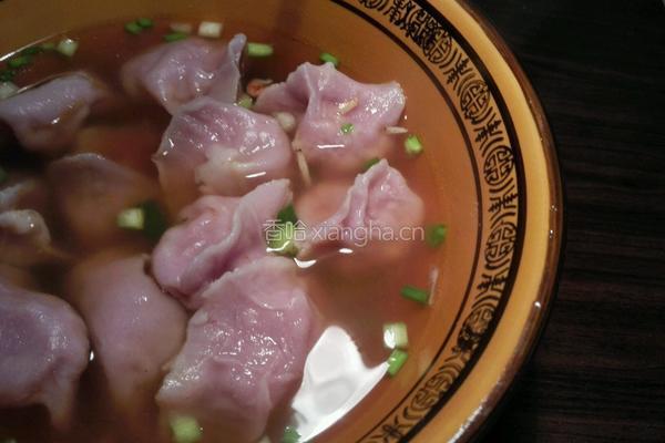 紫色饺子